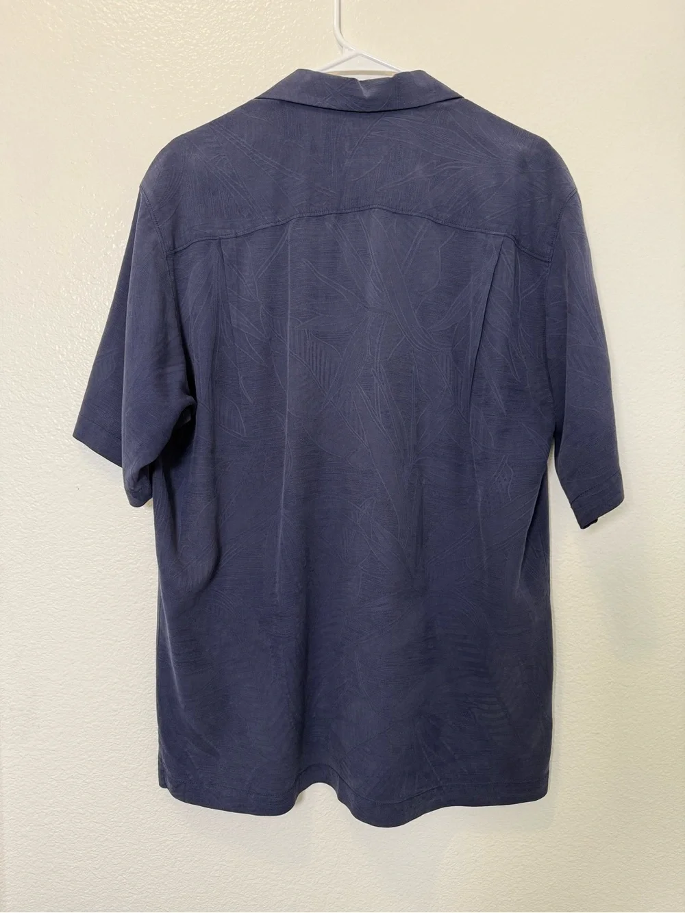 Tommy Bahama Silk Floral Navy Camp Shirt